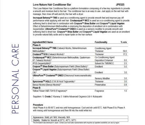 Conditioner Bar Croda