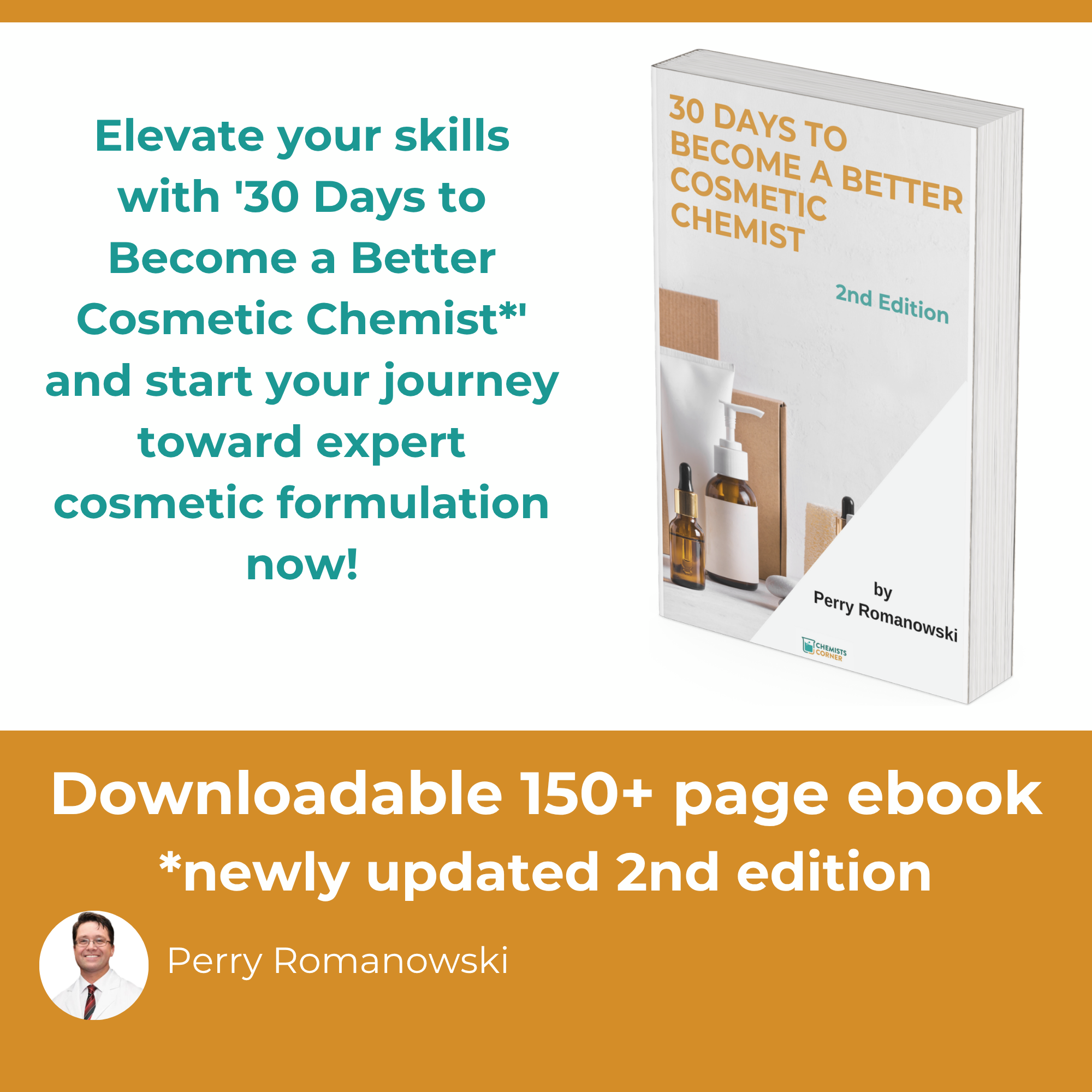 30 Days to Become a Better Cosmetic Chemist