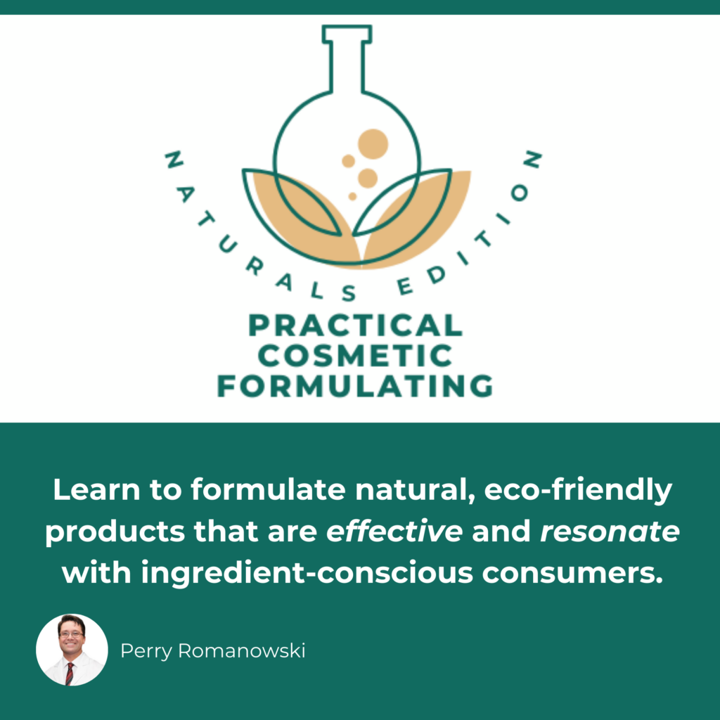 Natural Cosmetic Formulating