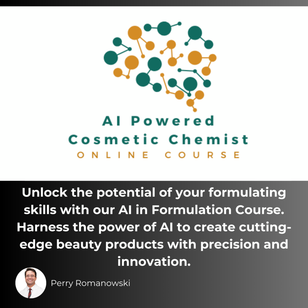 AI & the Cosmetic Chemist